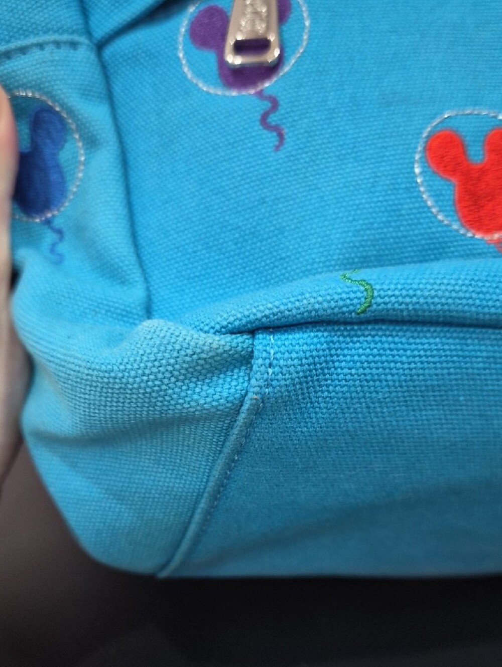 Disney Parks Loungefly Backpack with Multicolor Mickey Balloon Motif - Picture 12 of 14